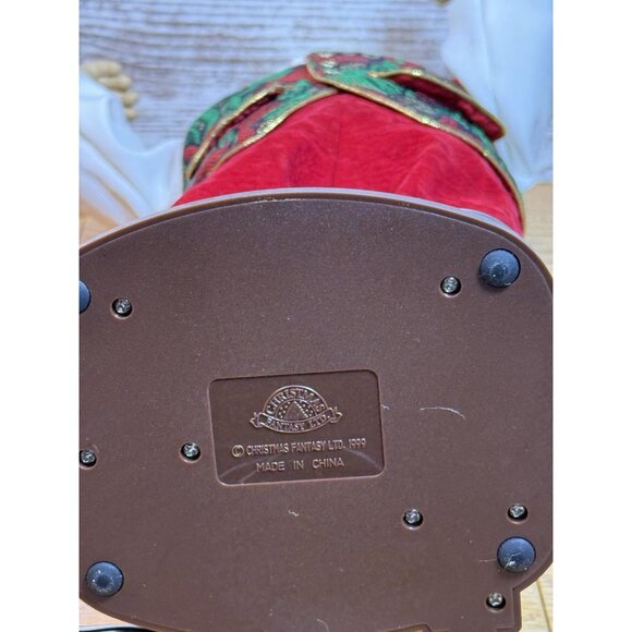 Rockin' Dancing Santa 17" Rocking Around The Christmas Tree 1999 Tested WORKS - Picture 9 of 13